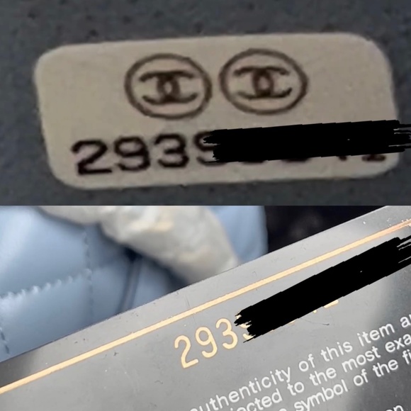 CHANEL Lambskin Quilted Mini Rectangular Flap Light Blue - Picture 9 of 9